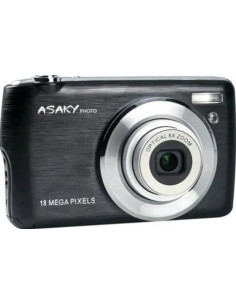 Photo Shuttle S-8 Black: Compact Asky Slim digital camera